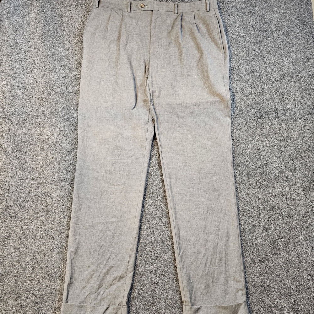 Lauren‎ Ralph Lauren High Performance Wool Stretch Dress Pants Gray 38x34